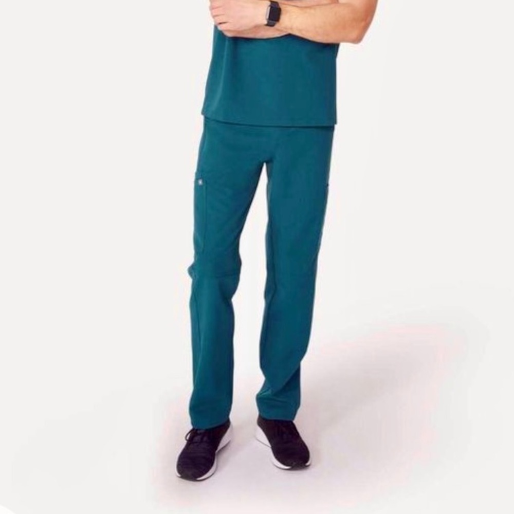 Figs Caribbean Blue Cairo cargo scrub pants - Mens
